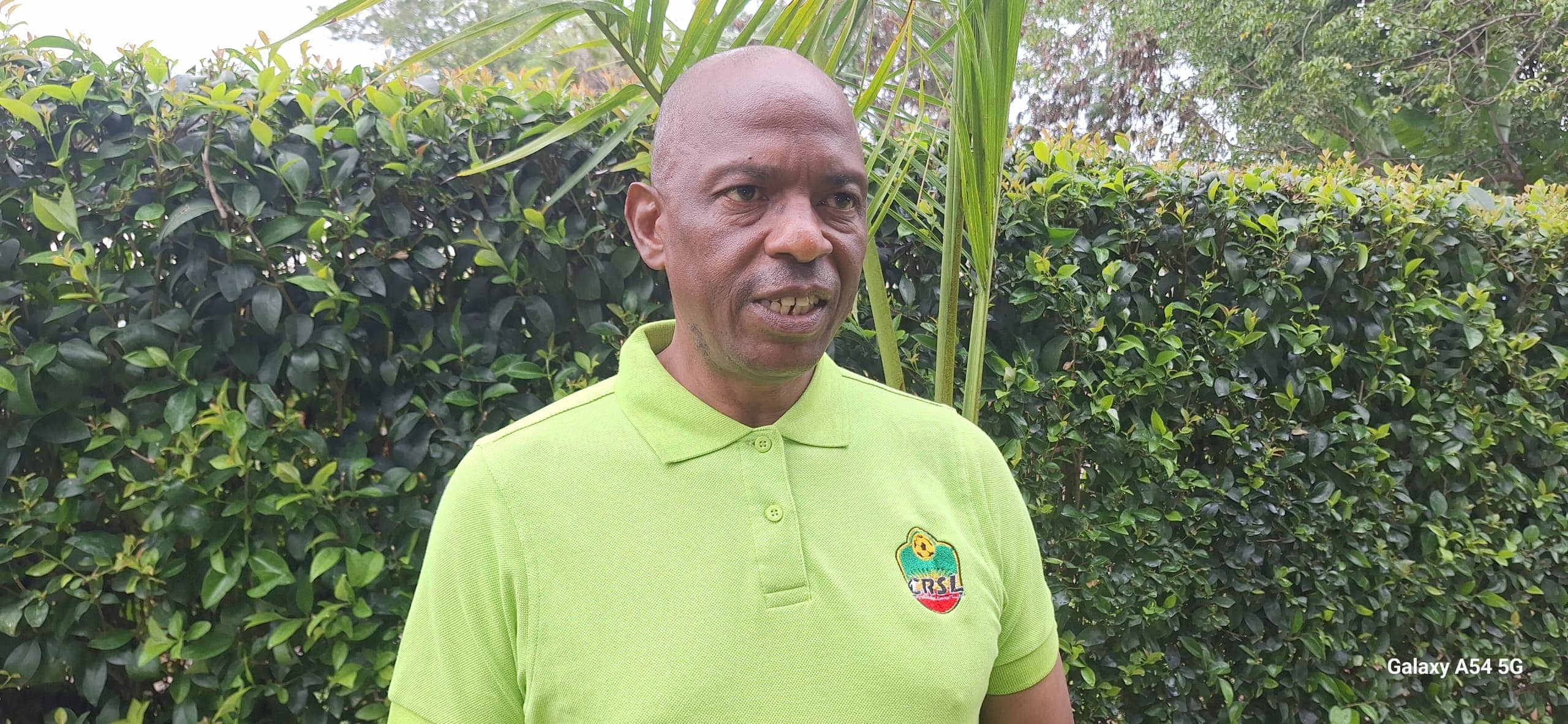Central Region Soccer League Chairman Patrick Hill