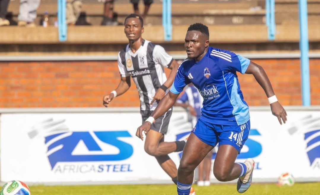 Abubakar Moffat in action against Highlanders FC