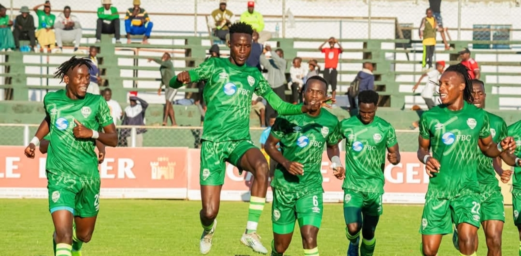 FC Platinum FC Platinum players celebrating a goal at Mandava stadium