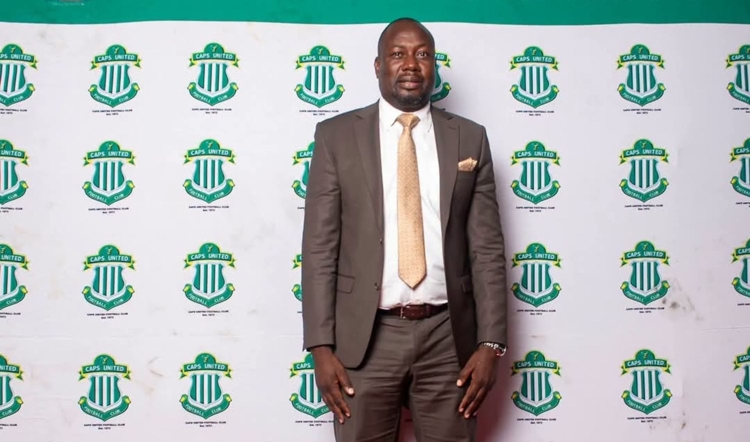 Caps United President Farai Jere at his office in Harare