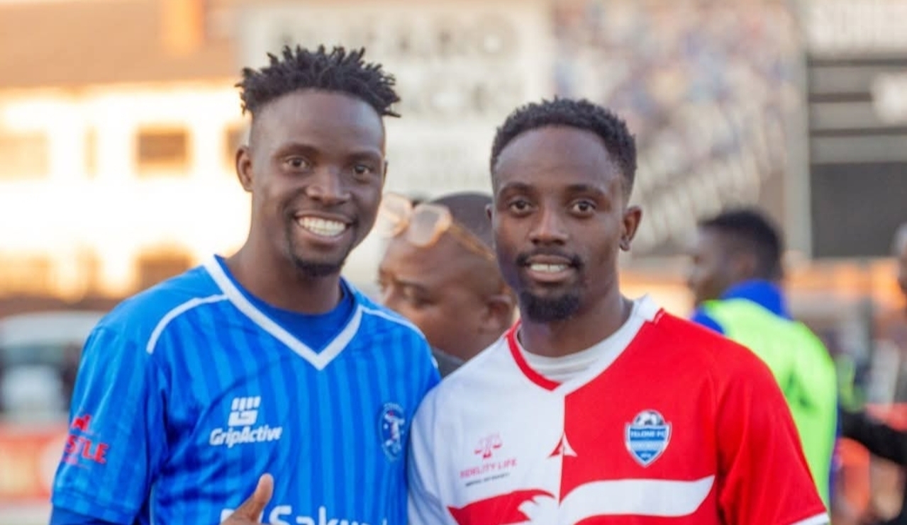 Wisdom and Panashe Mutasa Brothers, Wisdom and Panashe Mutasa after Dynamos and TelOne FC match at Rufaro stadium. Picture by TelOne FC/Robert Gava