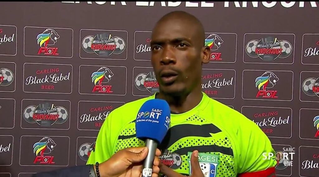 Elvis Chipezeze during an interview