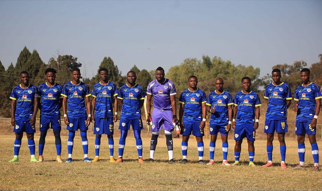 Harare City FC ahead of a match