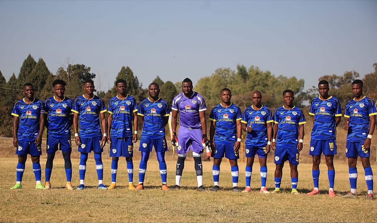 Harare City FC ahead of a match