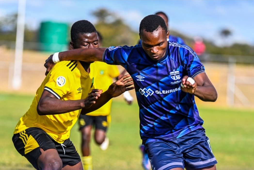 Ngezi Platinum Stars U19 against Pam FC in a MCM Estates Northern Region Soccer League match.