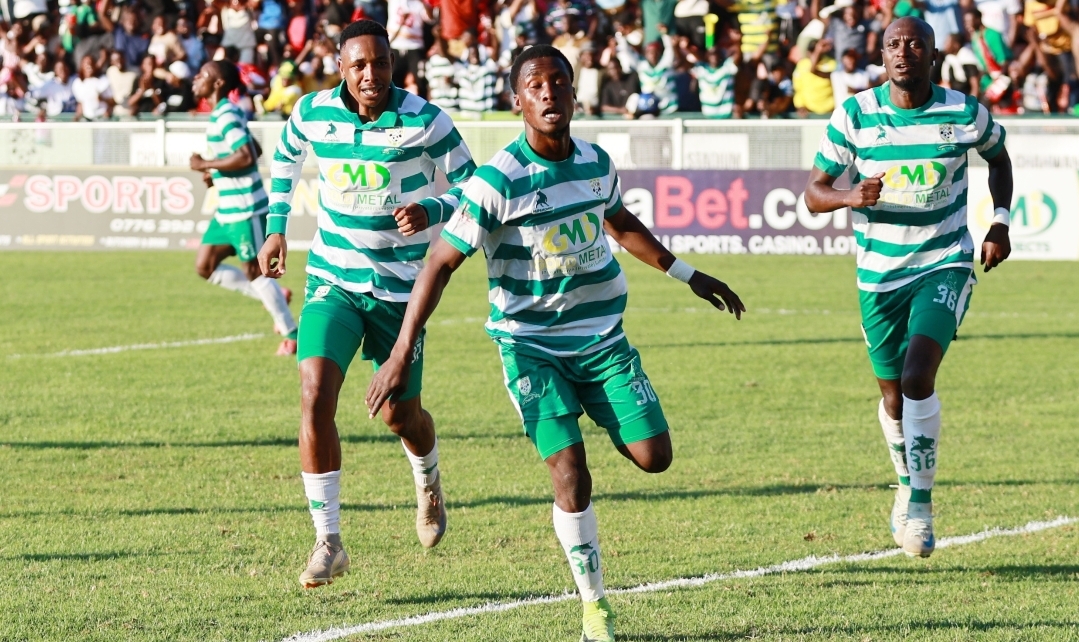 Wilfred Madzungu celebrates his goal.