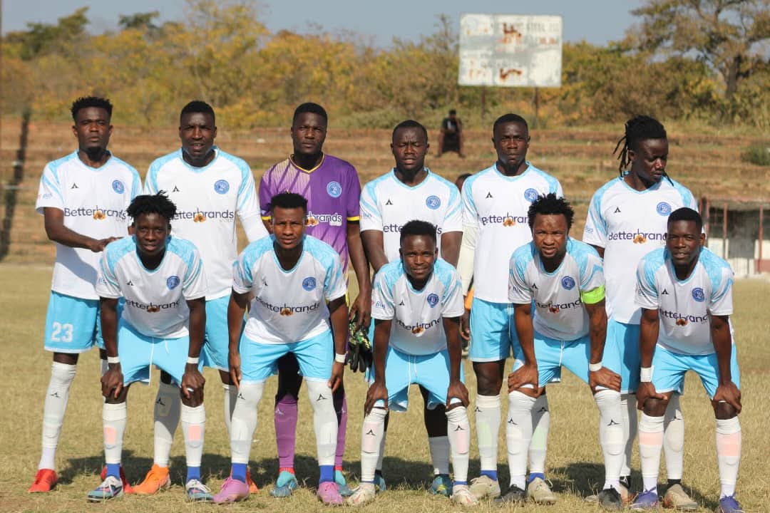 Kwekwe United Kwekwe United ahead of a match at Baghdad stadium. Picture by Kwekwe United/Facebook