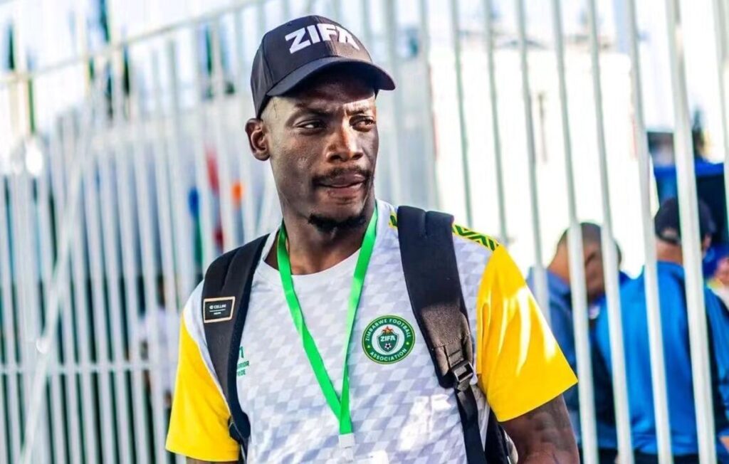 Elvis Chipezeze in Warriors colors in Morocco