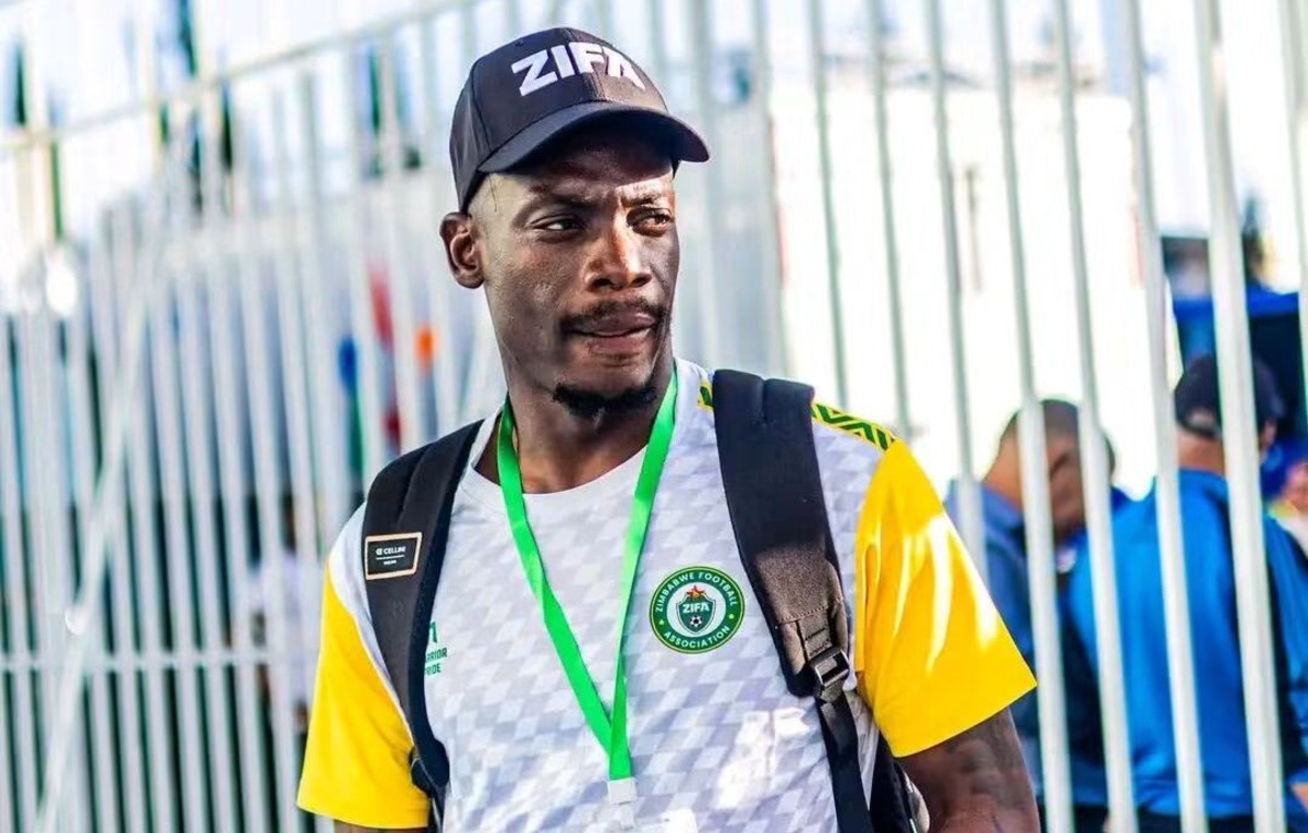 Elvis Chipezeze in Warriors colors in Morocco
