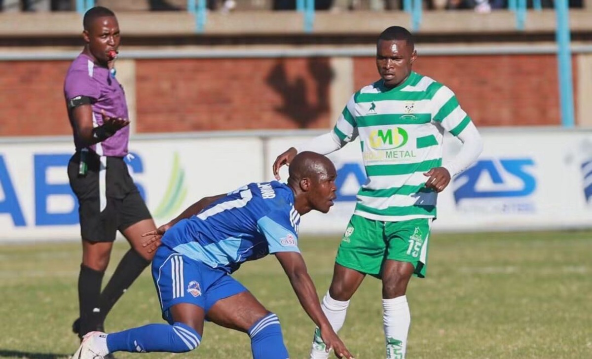 Hardrock FC vs Scottland FC Hardrock FC vs Scottland FC at Rufaro stadium