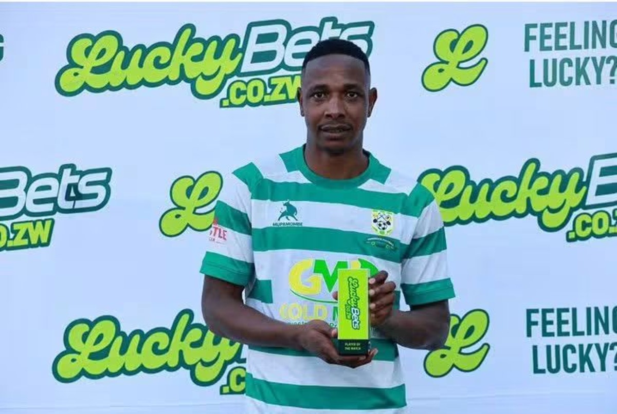 Prince Dube after winning MOTM award